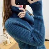 リブニットトップス タートルネック 韓国 | Miniministore | 詳細画像6 