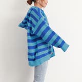 ボーダー柄ニットカーディガン 韓国羽織り | Miniministore | 詳細画像15