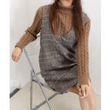 タートルネックニットトップスケーブル編み | Miniministore | 詳細画像19 