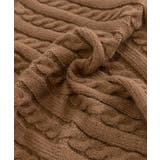 タートルネックニットトップスケーブル編み | Miniministore | 詳細画像28 