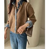 デニム切り替えニットカーディガン 韓国風 | Miniministore | 詳細画像17