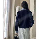 デニム切り替えニットカーディガン 韓国風 | Miniministore | 詳細画像23