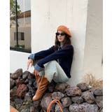 デニム切り替えニットカーディガン 韓国風 | Miniministore | 詳細画像25