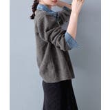 デニム切り替えニットカーディガン 韓国風 | Miniministore | 詳細画像27