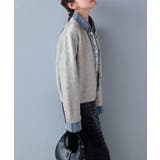 デニム切り替えニットカーディガン 韓国風 | Miniministore | 詳細画像29