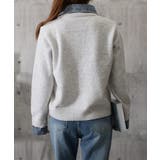 デニム切り替えニットカーディガン 韓国風 | Miniministore | 詳細画像39