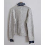 デニム切り替えニットカーディガン 韓国風 | Miniministore | 詳細画像41