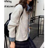 デニム切り替えニットカーディガン 韓国風 | Miniministore | 詳細画像6