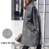 グレンチェック チェスターコート 中綿 | Miniministore | 詳細画像12