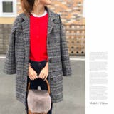 グレンチェック チェスターコート 中綿 | Miniministore | 詳細画像2