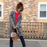 グレンチェック チェスターコート 中綿 | Miniministore | 詳細画像7