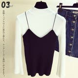 ニットキャミソール レディース リブニット | Miniministore | 詳細画像12