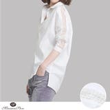 襟付き 前開きシャツ レディース | Miniministore | 詳細画像1