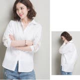襟付き 前開きシャツ レディース | Miniministore | 詳細画像9