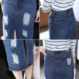 ダメージ デニムスカート レディース | Miniministore | 詳細画像14