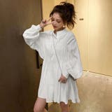 ウエストマーク シャツワンピース レディース | Miniministore | 詳細画像16