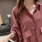 パフスリーブ シャツブラウス チュニックシャツ | Miniministore | 詳細画像14