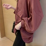 パフスリーブ シャツブラウス チュニックシャツ | Miniministore | 詳細画像15