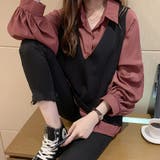 パフスリーブ シャツブラウス チュニックシャツ | Miniministore | 詳細画像17
