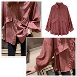 パフスリーブ シャツブラウス チュニックシャツ | Miniministore | 詳細画像6