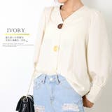 スキッパー ブラウス レディース | Miniministore | 詳細画像9