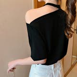 ワンショルダー tシャツ レディース | Miniministore | 詳細画像4