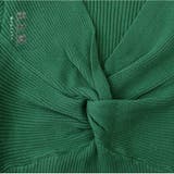 ツイスト リブニットトップス レディース | Miniministore | 詳細画像3 