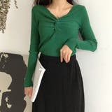 ツイスト リブニットトップス レディース | Miniministore | 詳細画像8 