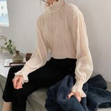 シャツブラウス ギャザー レディース | Miniministore | 詳細画像9