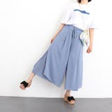 ワイドパンツ シフォン ガウチョパンツ春夏 | Miniministore | 詳細画像14