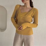リブ ニットトップス レディース 長袖 | Miniministore | 詳細画像13