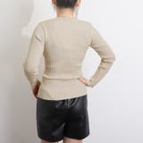 リブ ニットトップス レディース 長袖 | Miniministore | 詳細画像17
