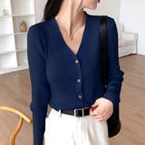 リブニットカーディガン レディース 秋冬 | Miniministore | 詳細画像13 