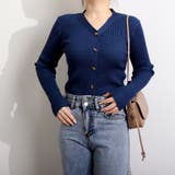 リブニットカーディガン レディース 秋冬 | Miniministore | 詳細画像16 