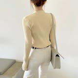 リブニットカーディガン レディース 秋冬 | Miniministore | 詳細画像8 