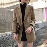 グレンチェックジャケット レディース韓国 | Miniministore | 詳細画像1