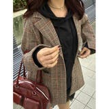 グレンチェックジャケット レディース韓国 | Miniministore | 詳細画像14