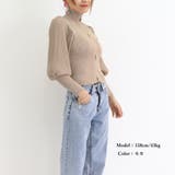 バルーン袖 リブニットトップス 韓国風 | Miniministore | 詳細画像11