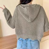 ニットパーカー 秋冬 カーディガン 韓国 | Miniministore | 詳細画像1