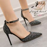 ハイヒール パンプス キラキラ ビジュー オフィスカジュアル | Miniministore | 詳細画像1