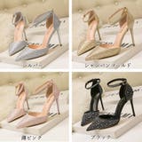 ハイヒール パンプス キラキラ ビジュー オフィスカジュアル | Miniministore | 詳細画像2