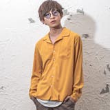 マスタード(06) | オープンカラーシャツ メンズ 開襟シャツ | MinoriTY