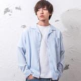 サックス(04) | オープンカラーシャツ メンズ 開襟シャツ | MinoriTY