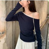 Tシャツ オフショルダー トップス | misweddy | 詳細画像4