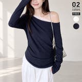 Tシャツ オフショルダー トップス | misweddy | 詳細画像1