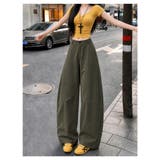 カーブパンツ レディース ワイドパンツ | misweddy | 詳細画像9 