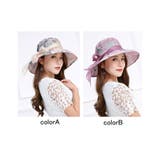 つば広ハット レディース 折りたたみ UV対策 | ミスウェディー | 詳細画像2 