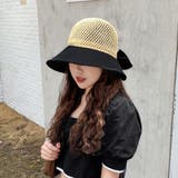 麦わら帽子 レディース UV 折りたたみ つば広 | ミスウェディー | 詳細画像9 