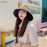 麦わら帽子 レディース UV 折りたたみ つば広 | ミスウェディー | 詳細画像3 