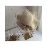 麦わら帽子 レディース UVカット | ミスウェディー | 詳細画像1 